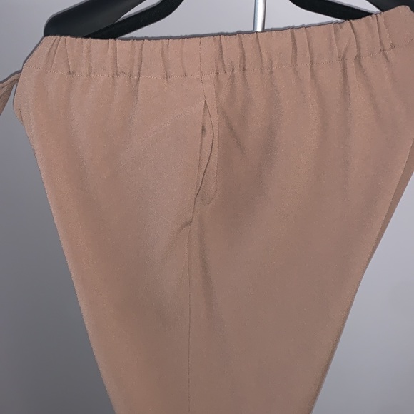 Babaton Crepe Tan Tie Waist Pant - Picture 7 of 9